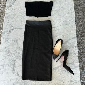 Black Midi Skirt Size XS